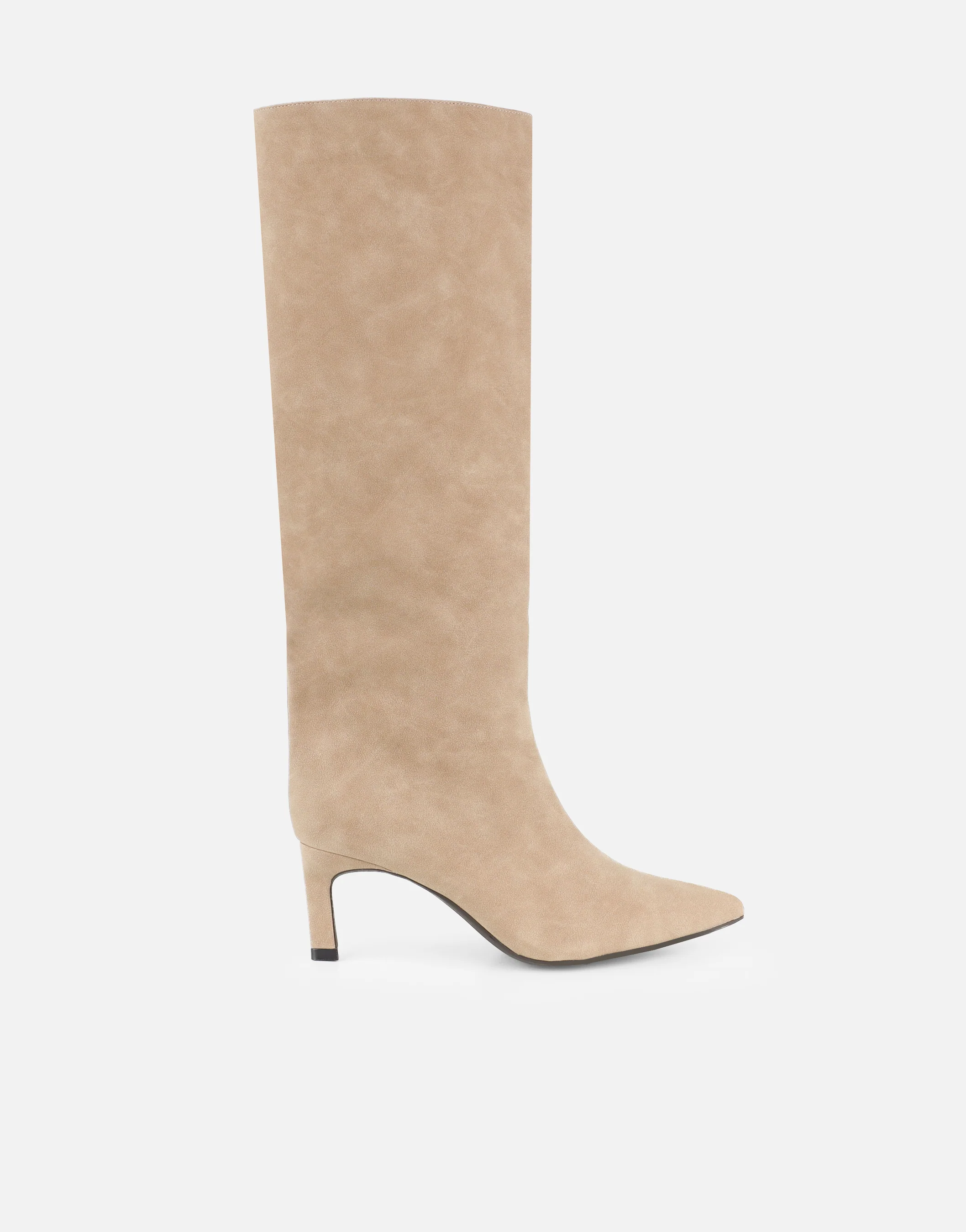 Benz taupe suede knee high boot - Image 2