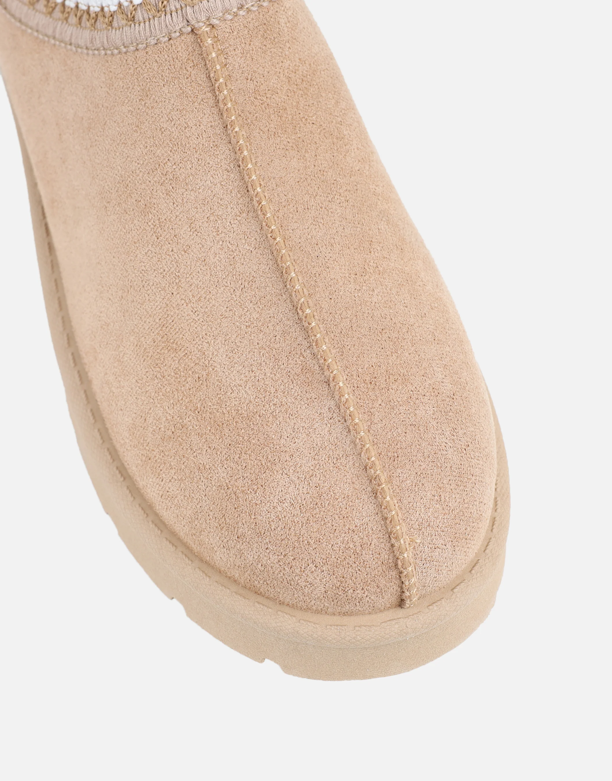 Cally Beige Slippers - Image 4