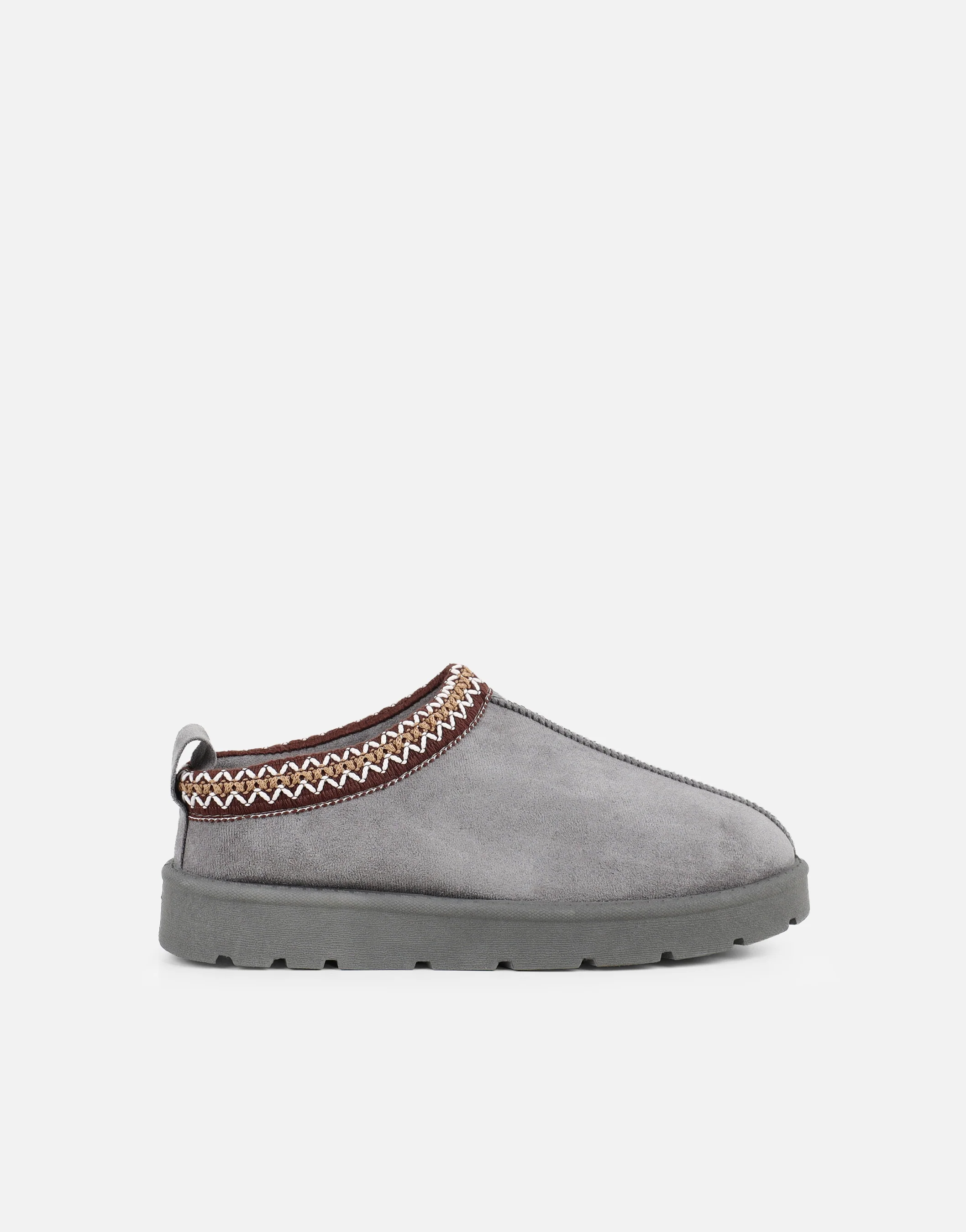 Cally Grey Slippers - Image 2