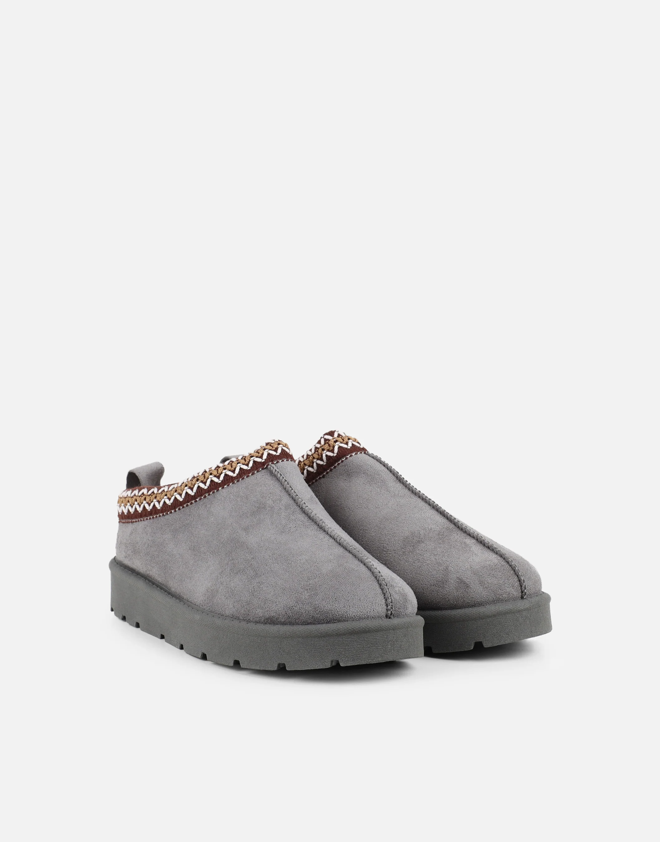Cally Grey Slippers - Image 3