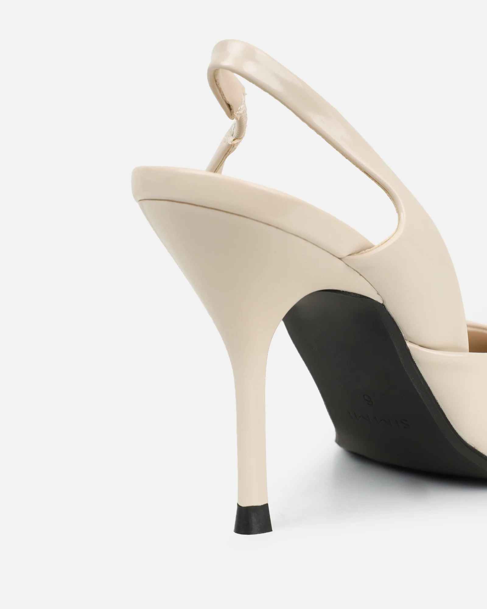Darcia stone box sling back court shoes - Image 3