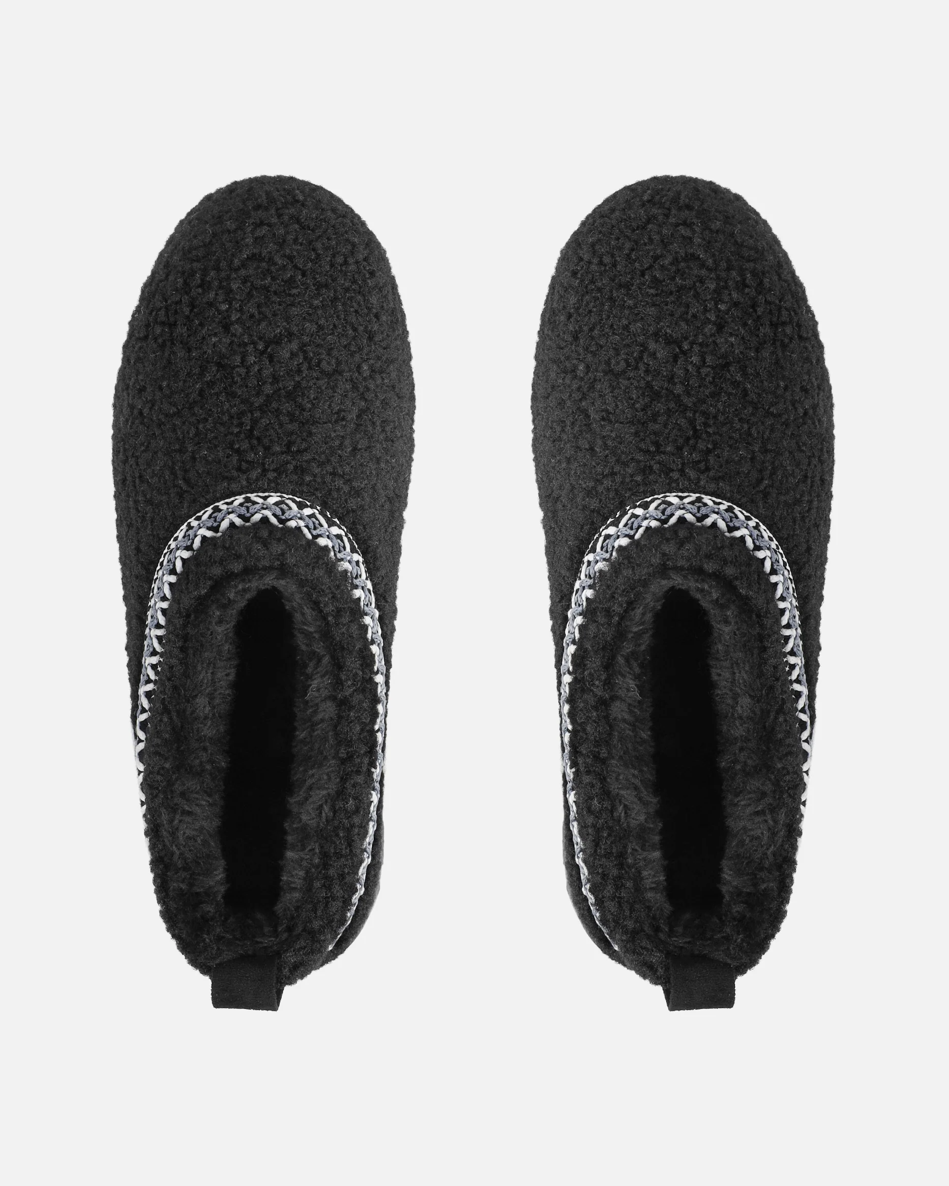 Darick Black Borg Slippers - Image 3