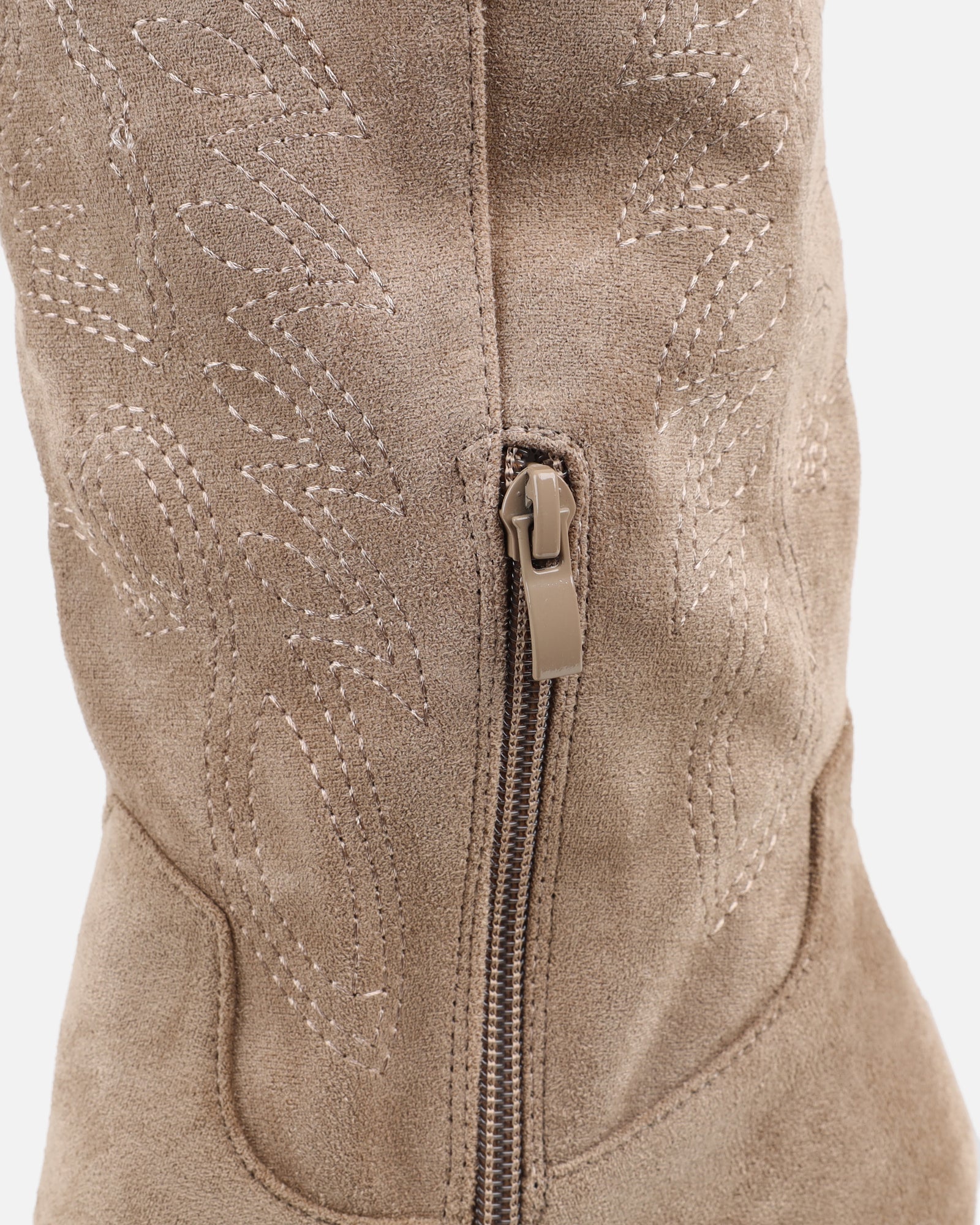 Carter Khaki Western Cowboy Boots - Image 3