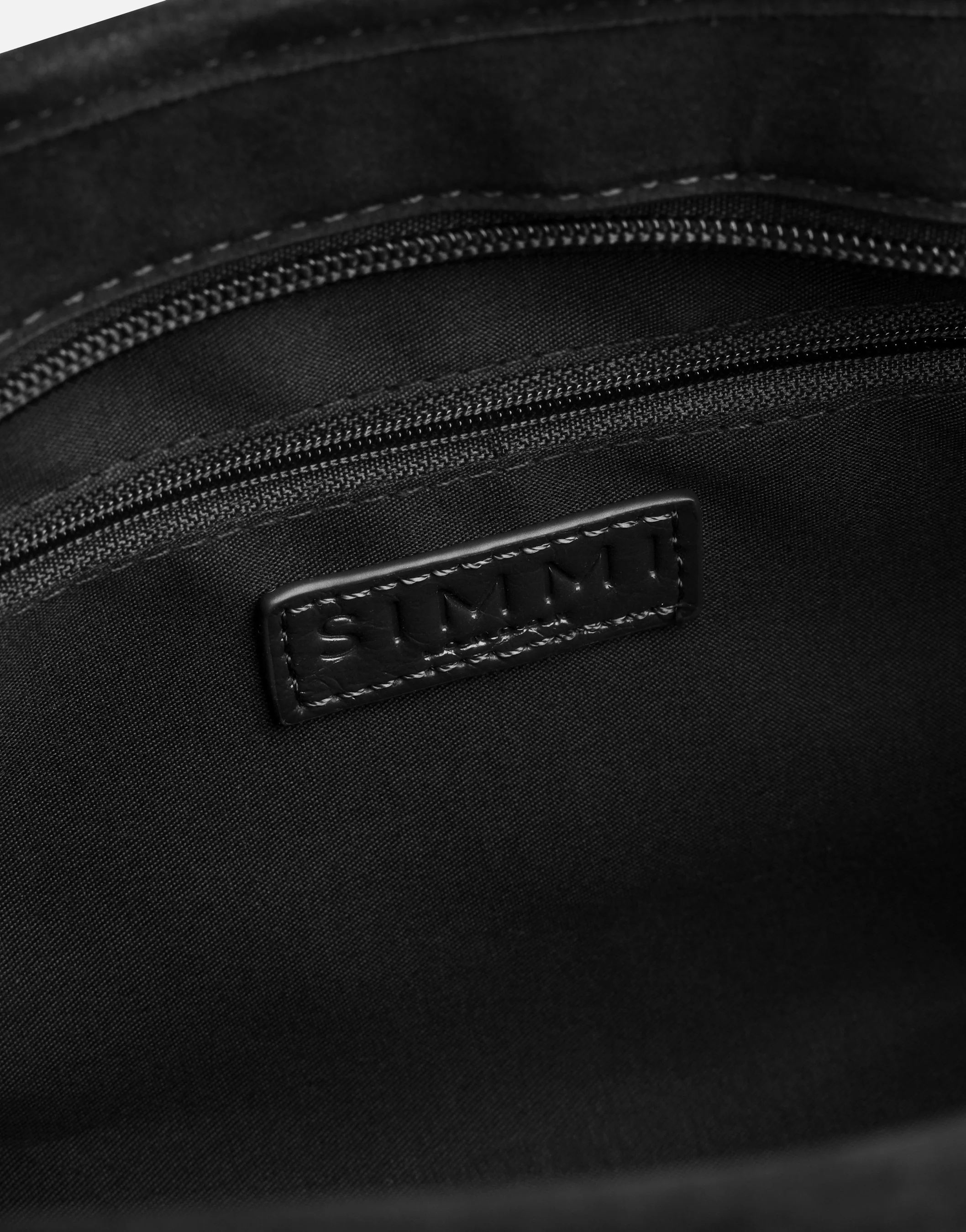 Eos Black Suede Handbag - Image 7