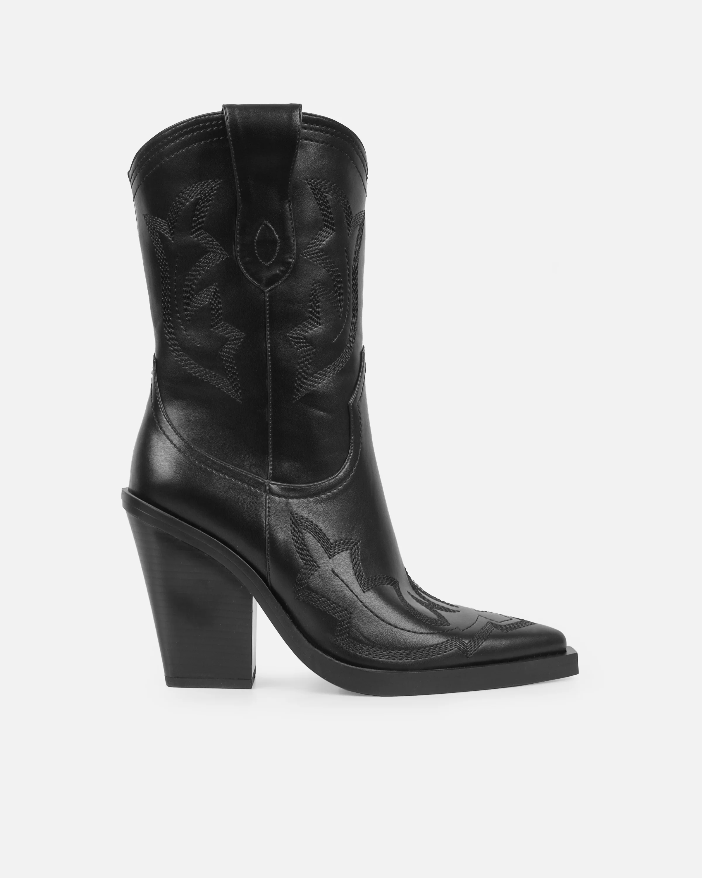 Everest Black Calf Western Boots - Image 2