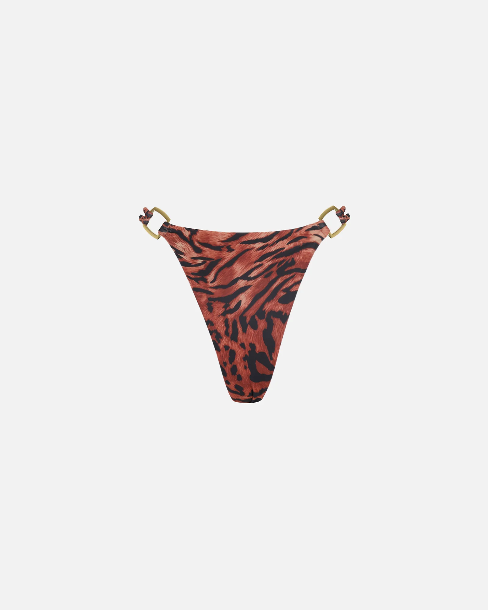 Fia Leopard Print Trim Bikini Bottoms - Image 5