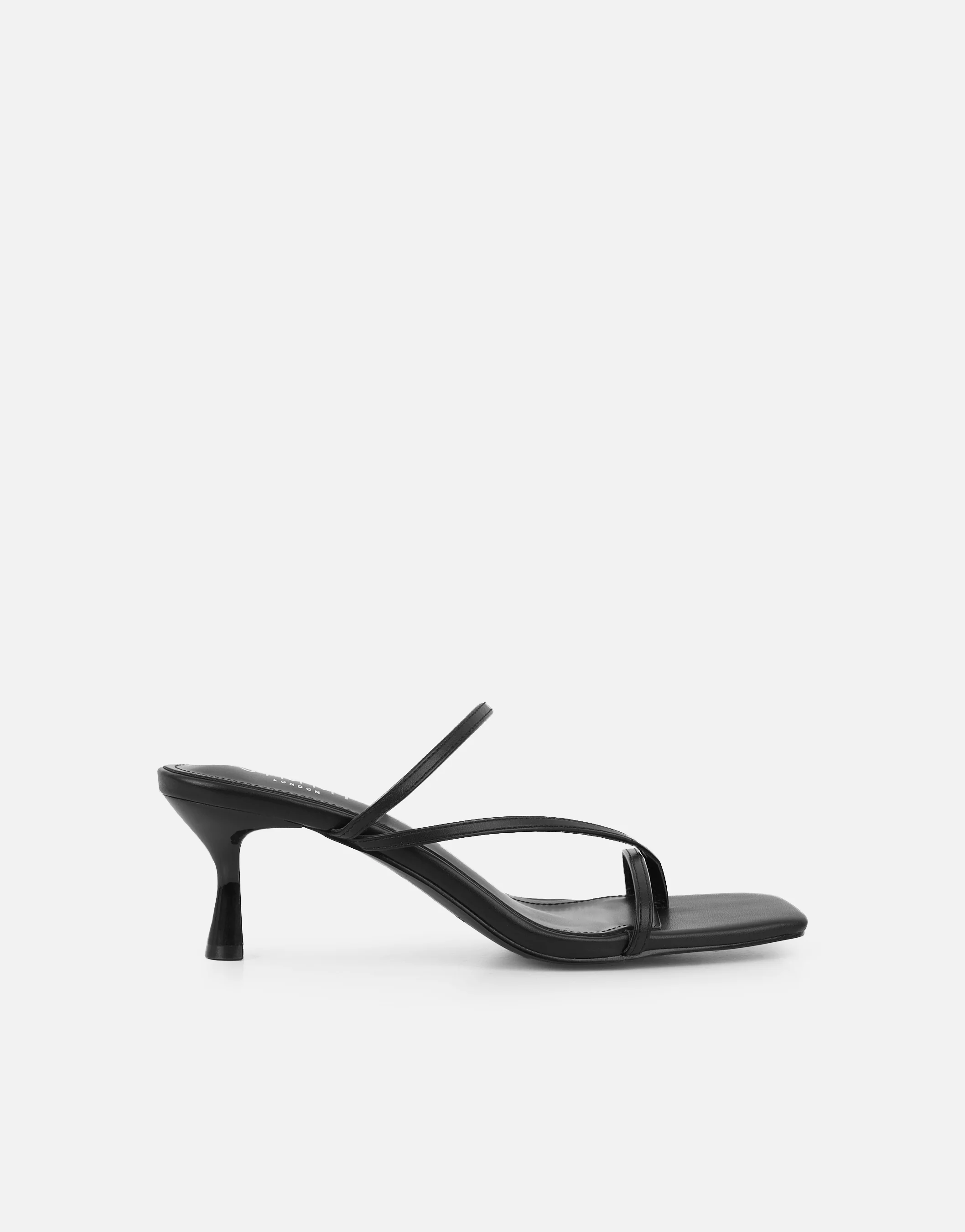 Jenna Black Toe Post Mules - Image 2