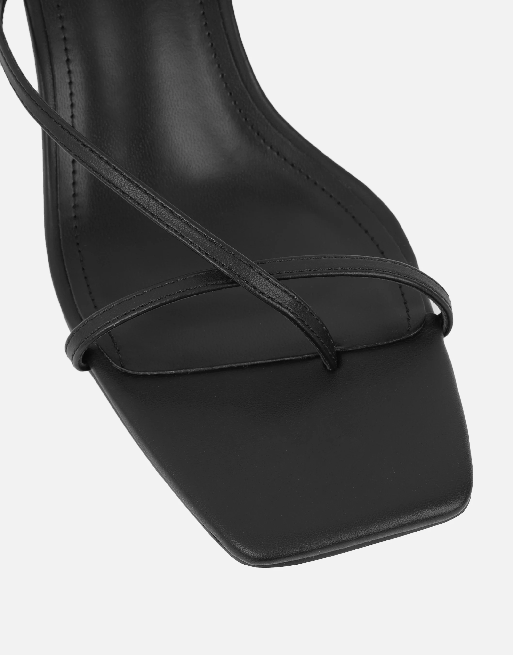 Jenna Black Toe Post Mules - Image 4