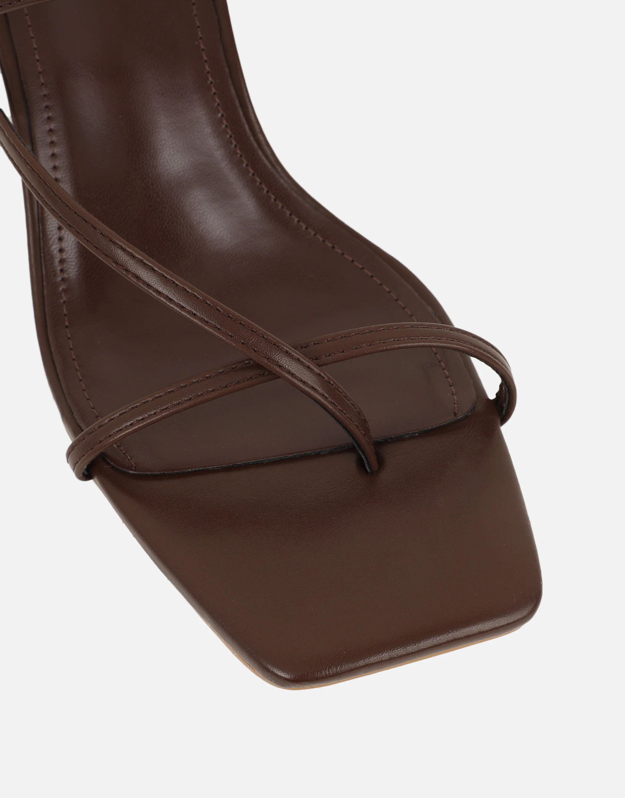 Jenna Brown Toe Post Mules - Image 4