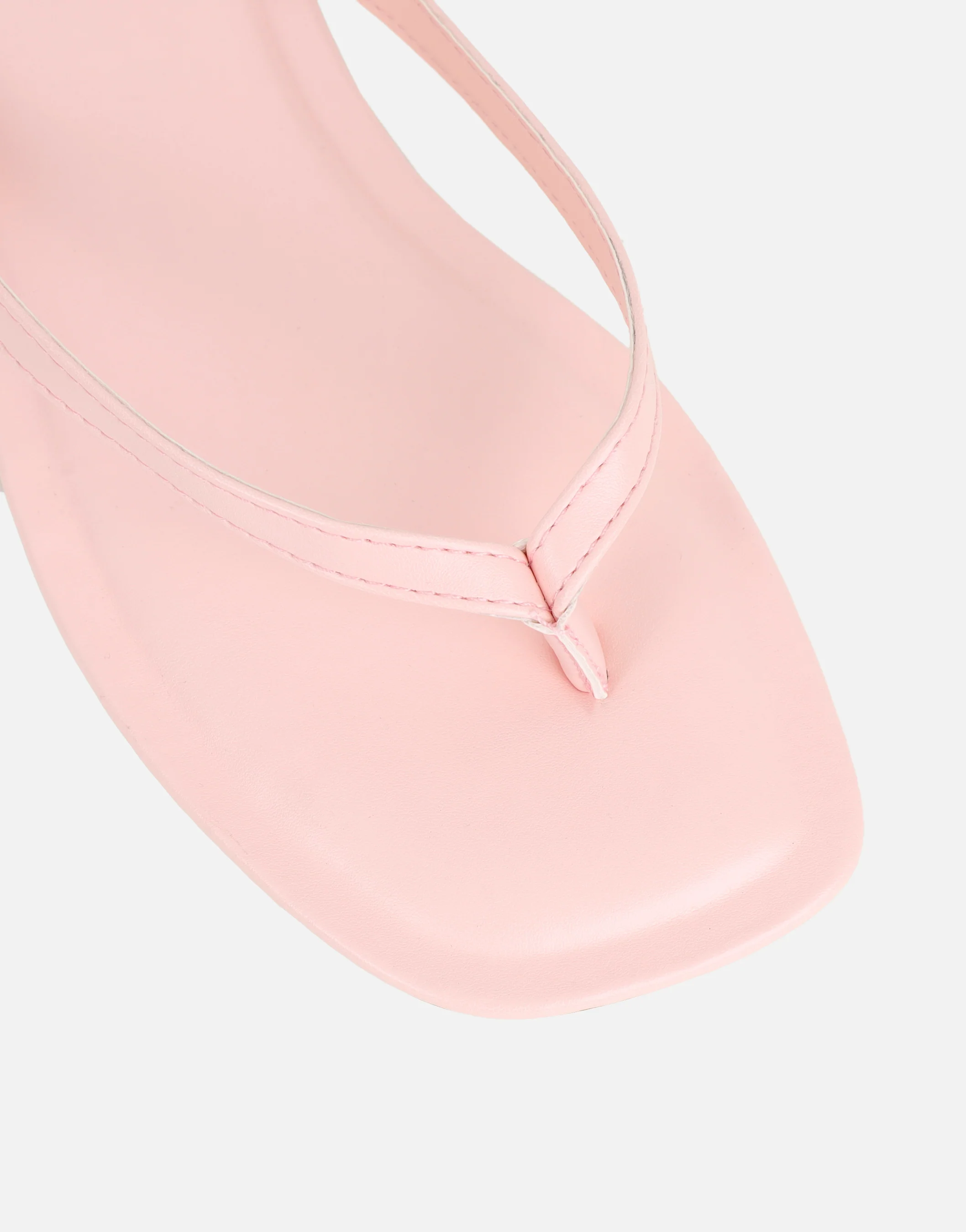 Kima Pink Flat Sandals - Image 4