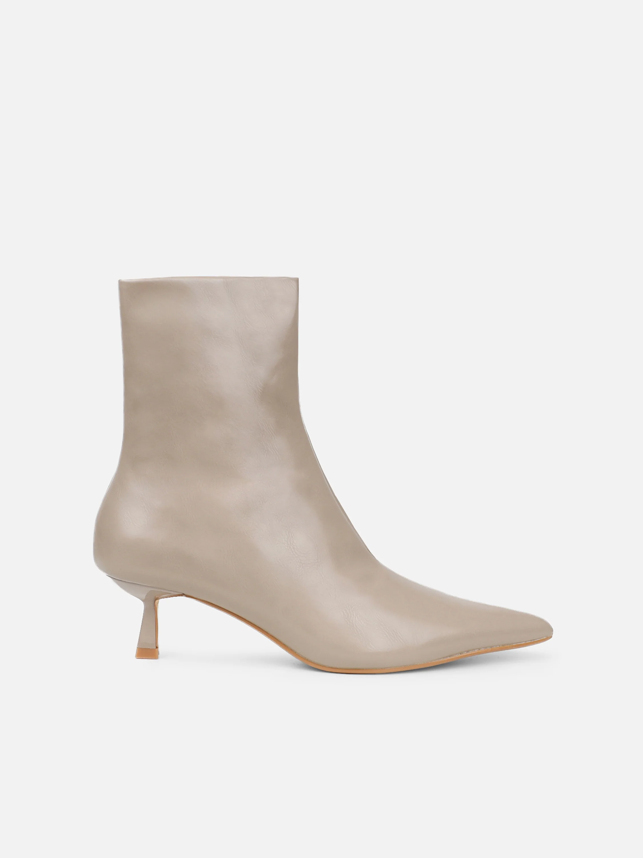 Lambert Taupe Low Heeled Boots - Image 2
