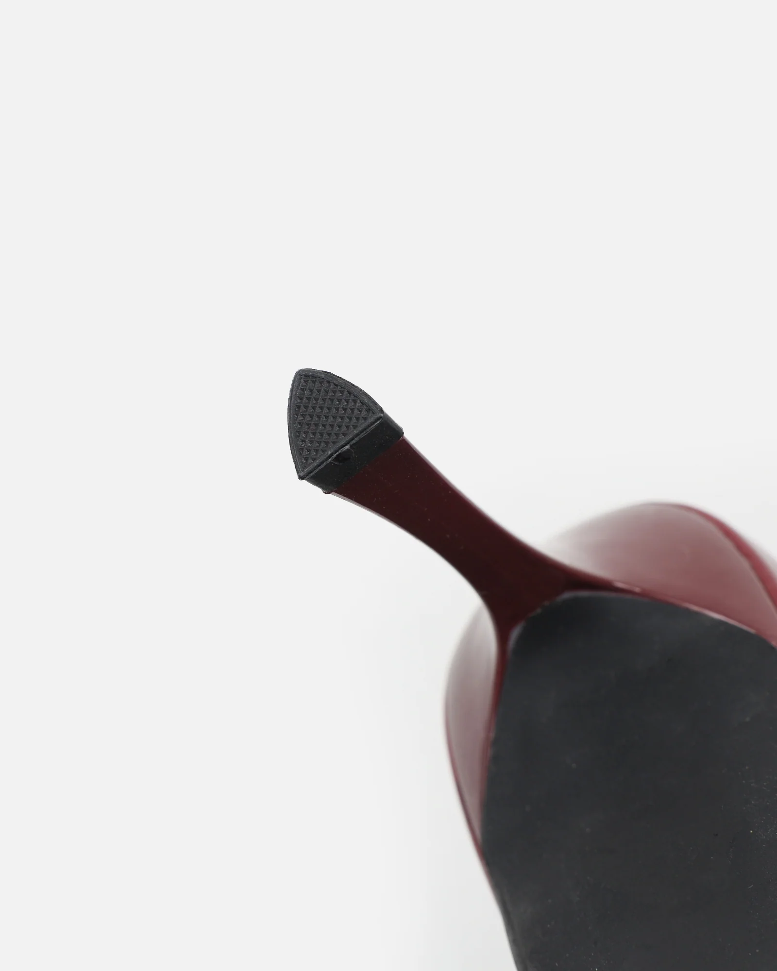 Layana Burgundy Box Slingback Court Shoes - Image 3