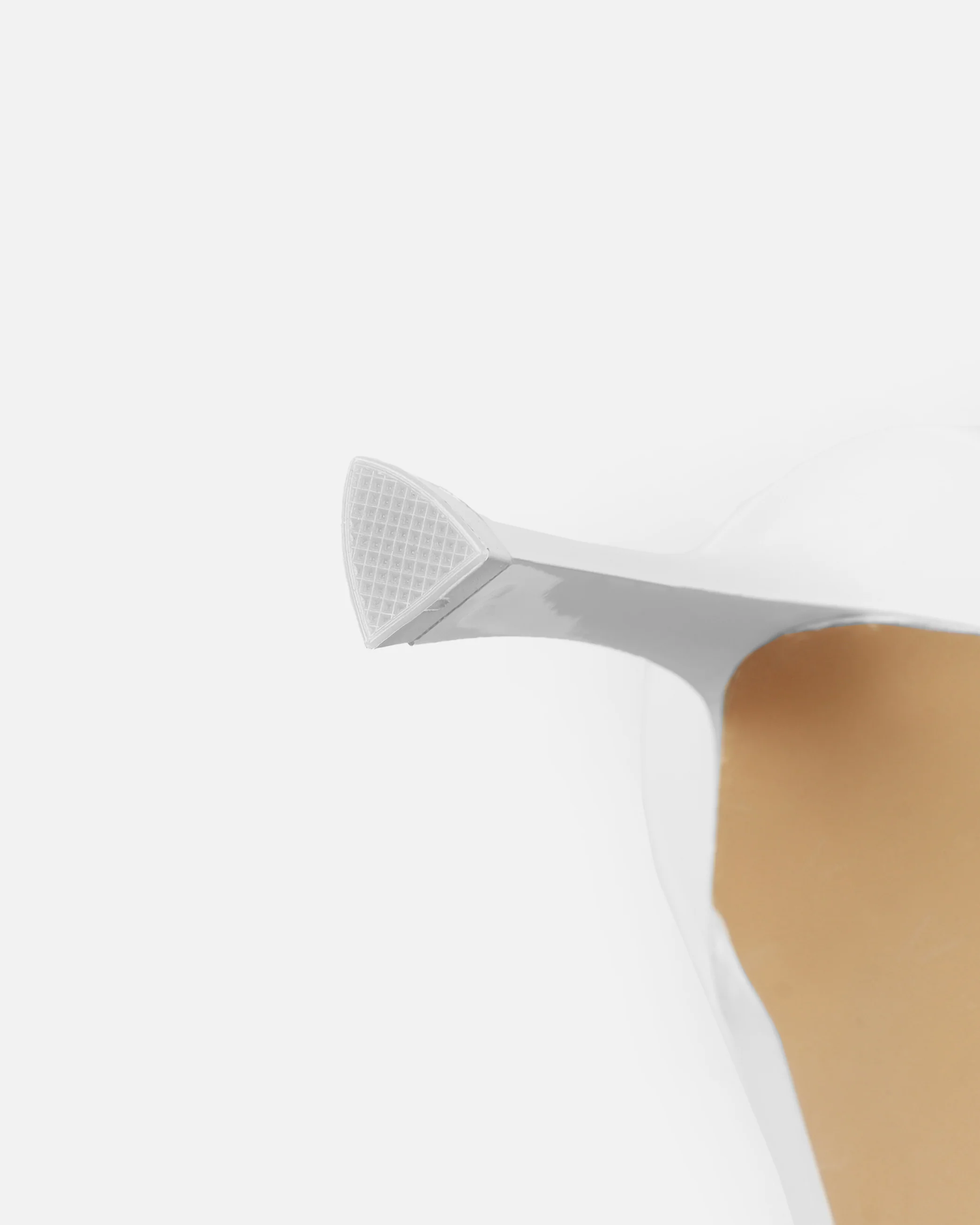 Liorra Wide Fit White Sling Back Court Shoes - Image 3