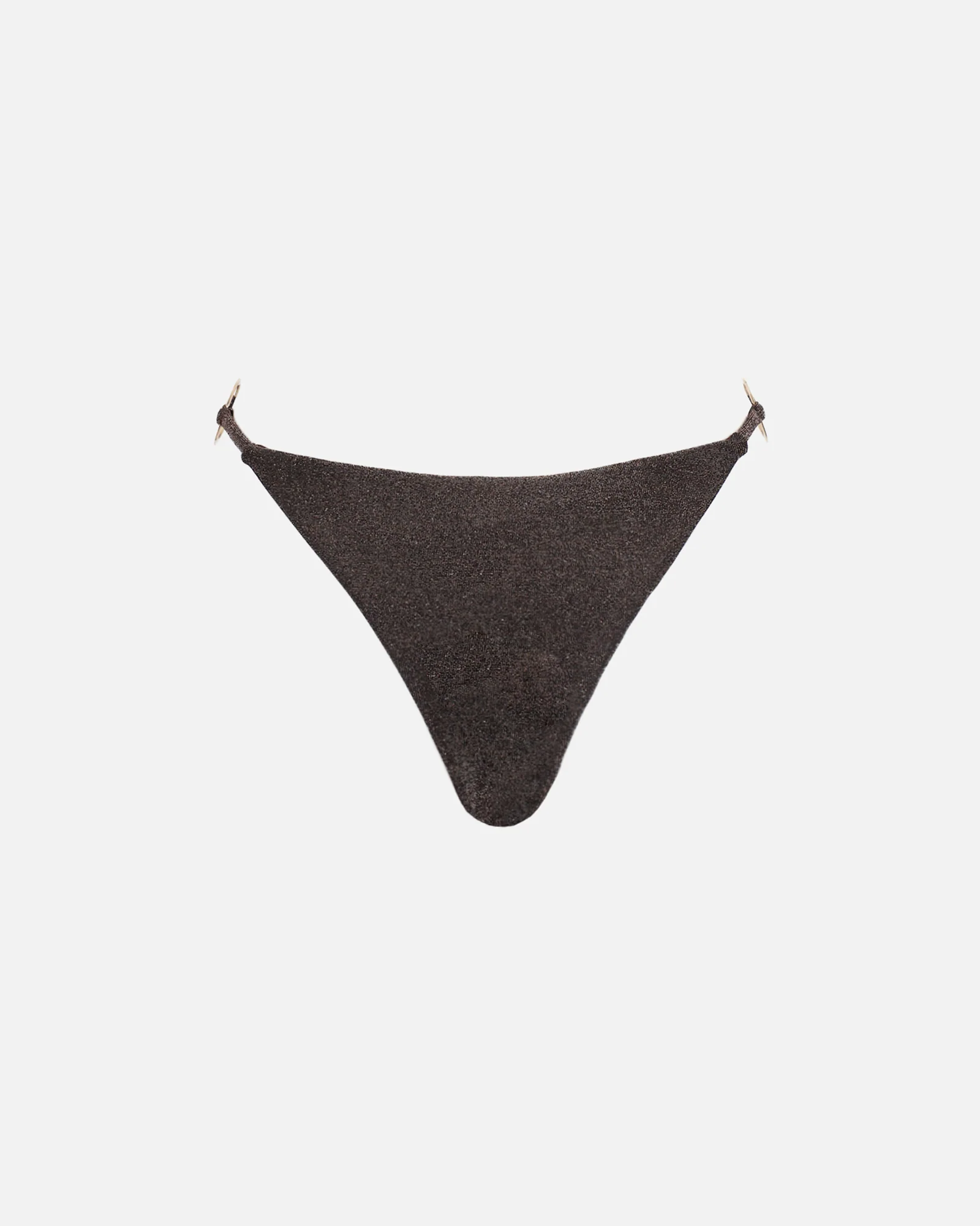 Mali Brown Lurex Bikini Bottoms - Image 5