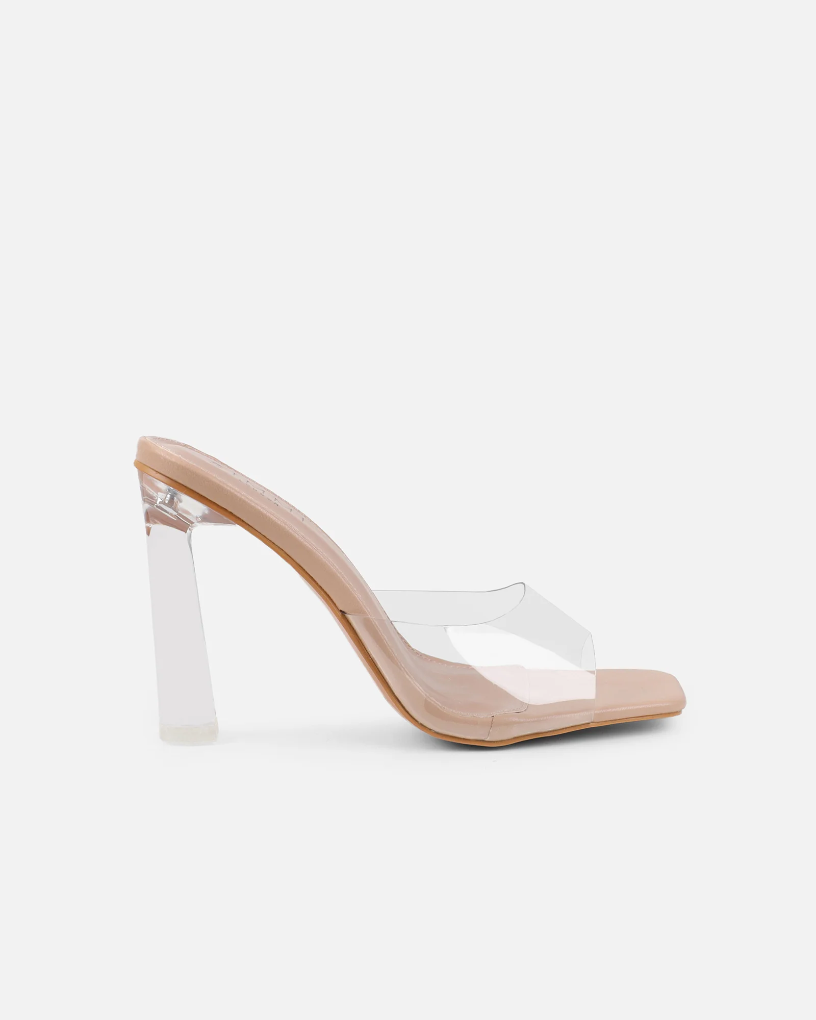 Maylee Clear Nude Mules - Image 3