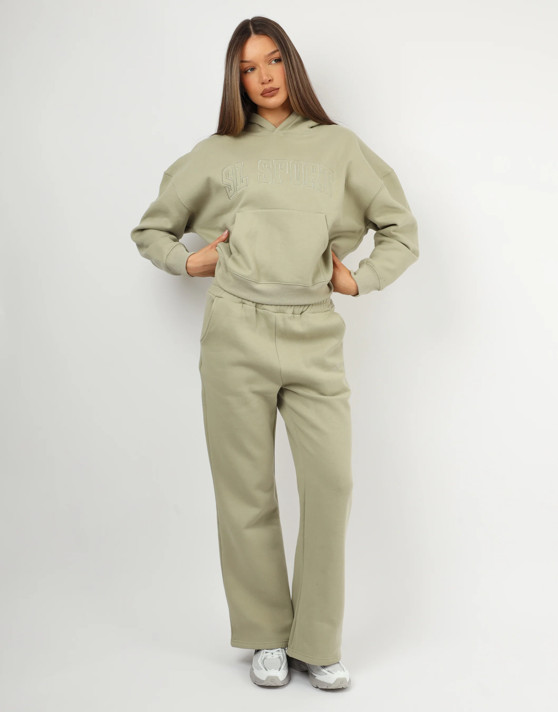 Mykonos Simmi Studios SL Sport Hoodie In Sage - Image 3