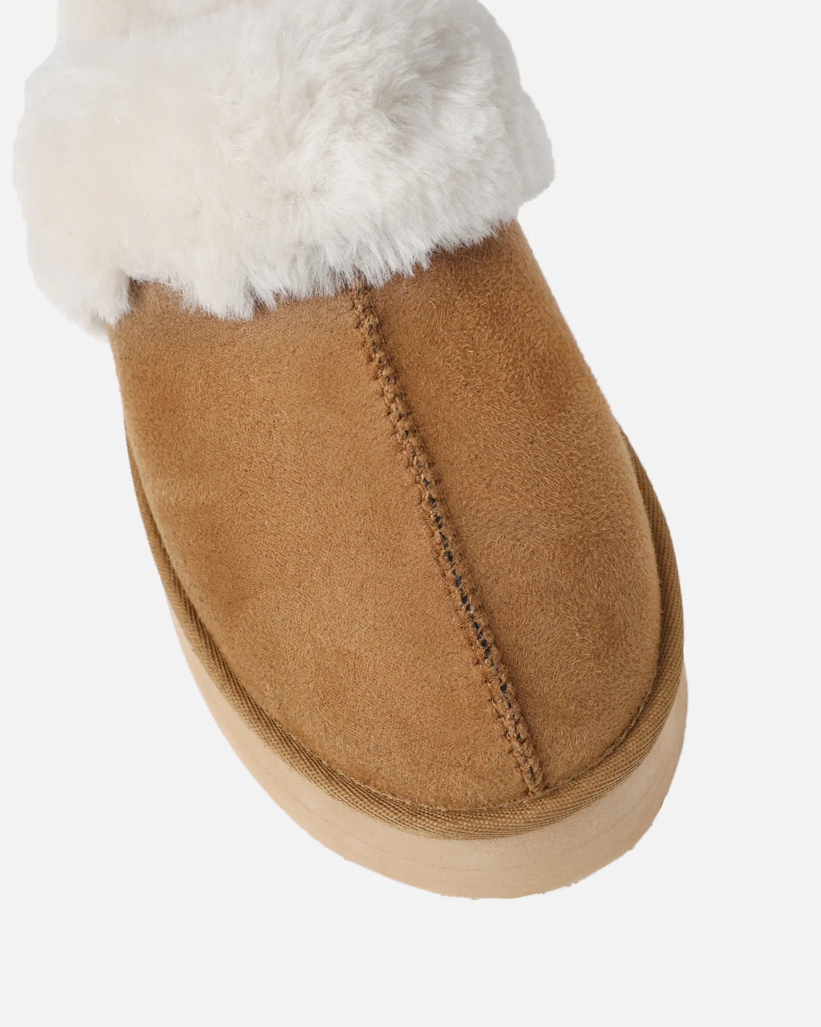 Navy Chestnut Flatform Mules - Image 4