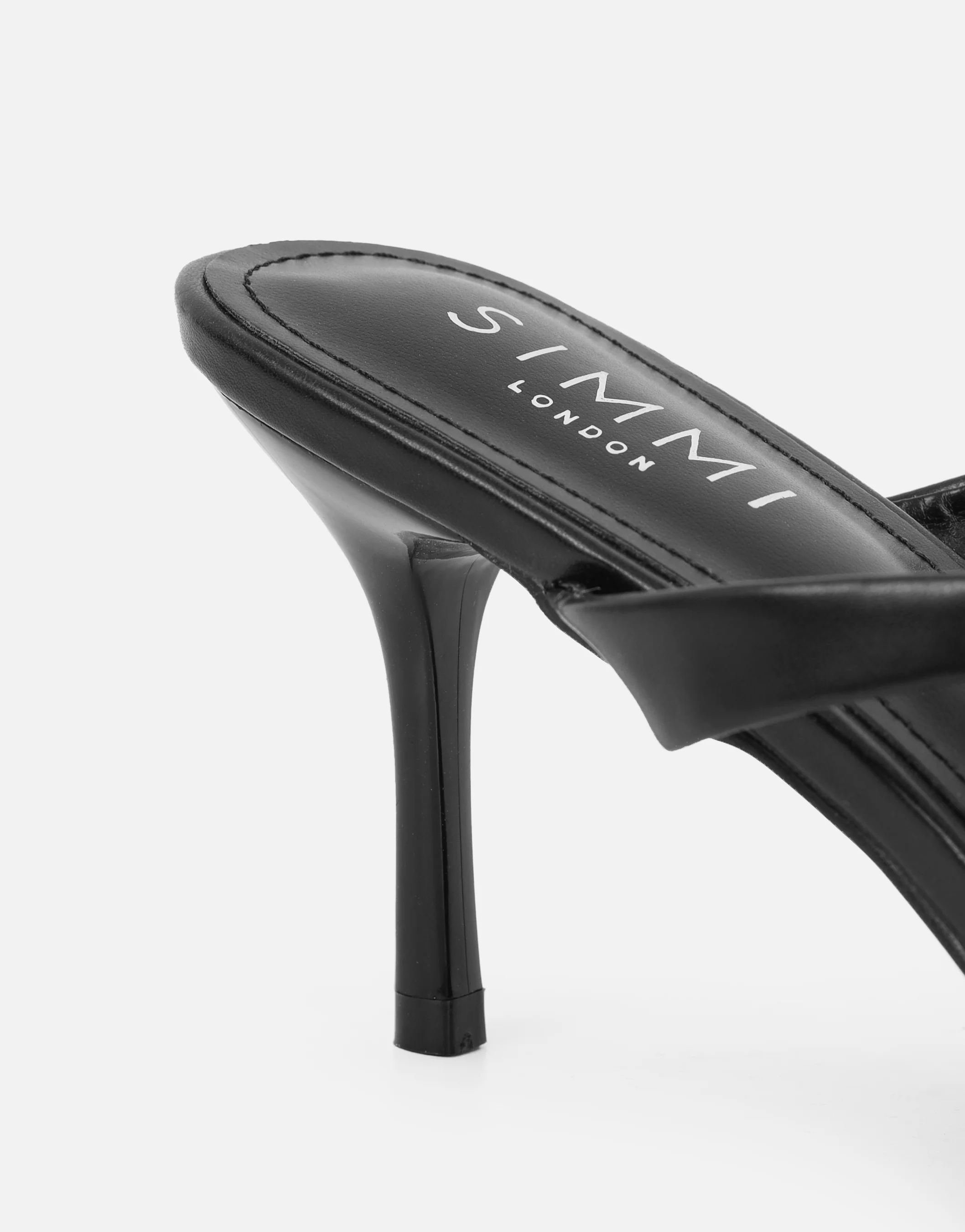 Pearl Black Mules - Image 3