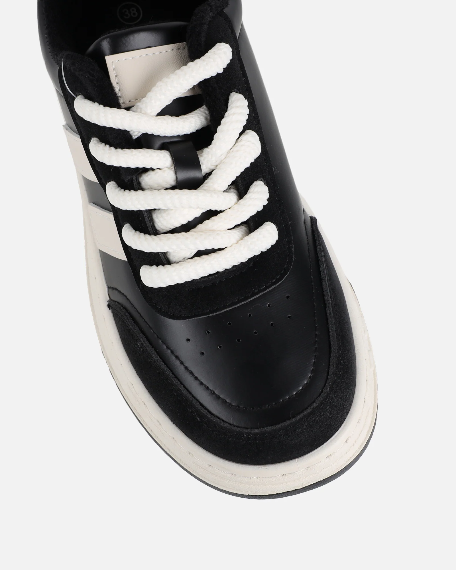 Sensation Black Trainers - Image 4