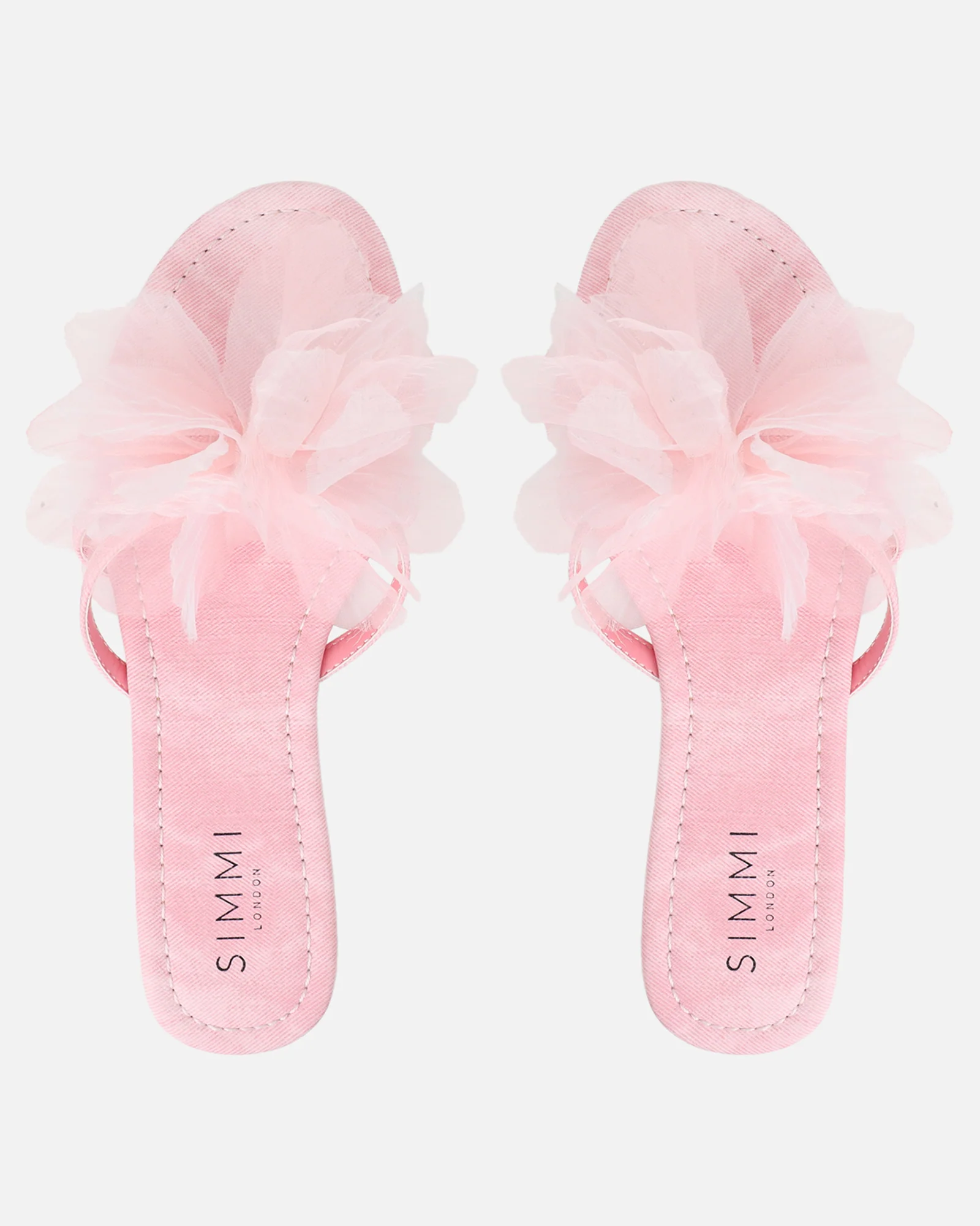 Shole Pink Wash Flat Sandals - Image 3