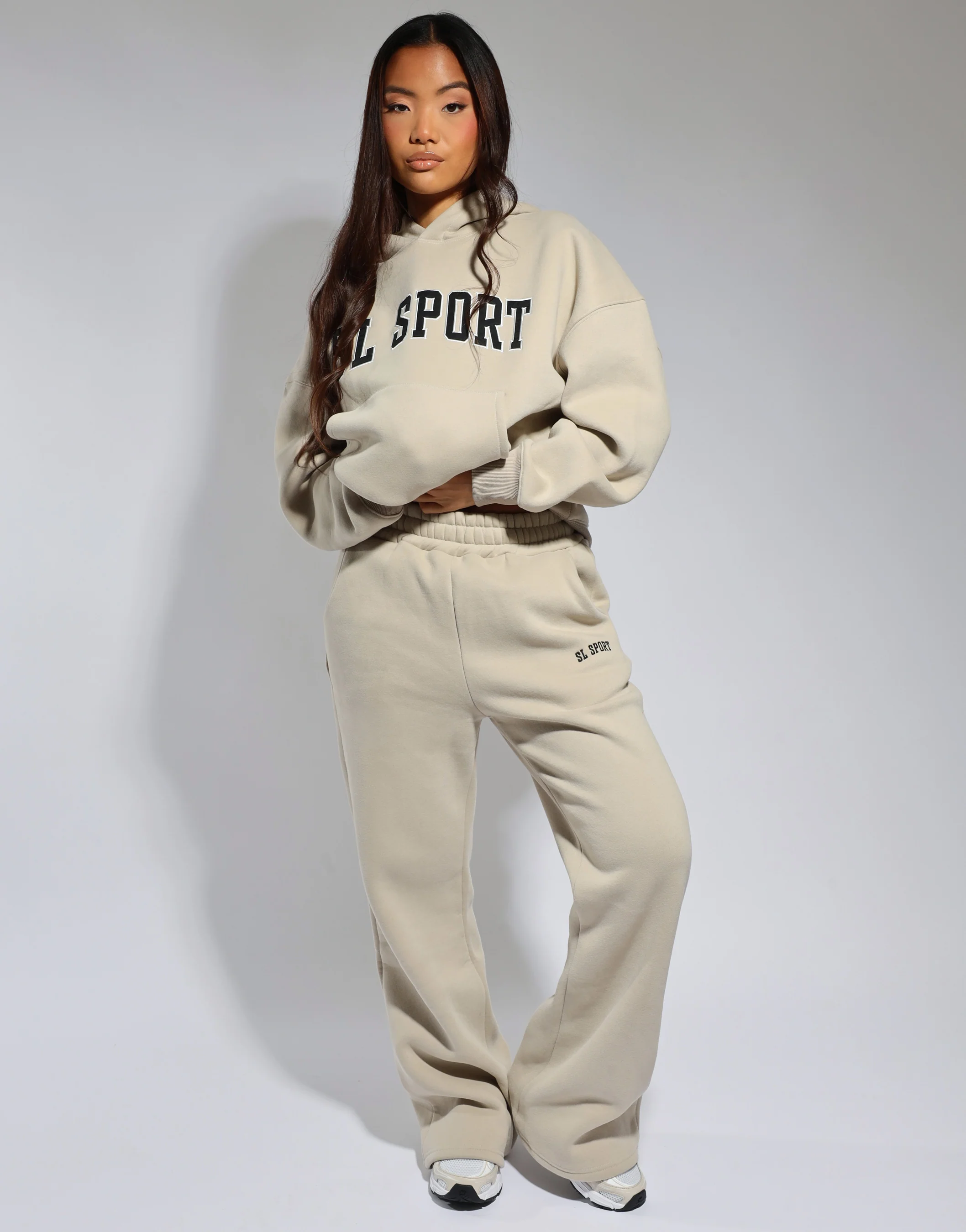 Maeve Simmi Studios SL Sport hoodie in cashew - Image 2