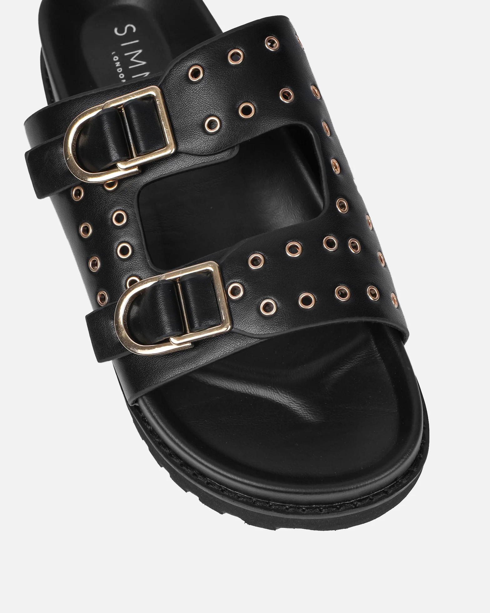 Tabi Black Slider Sandals - Image 4