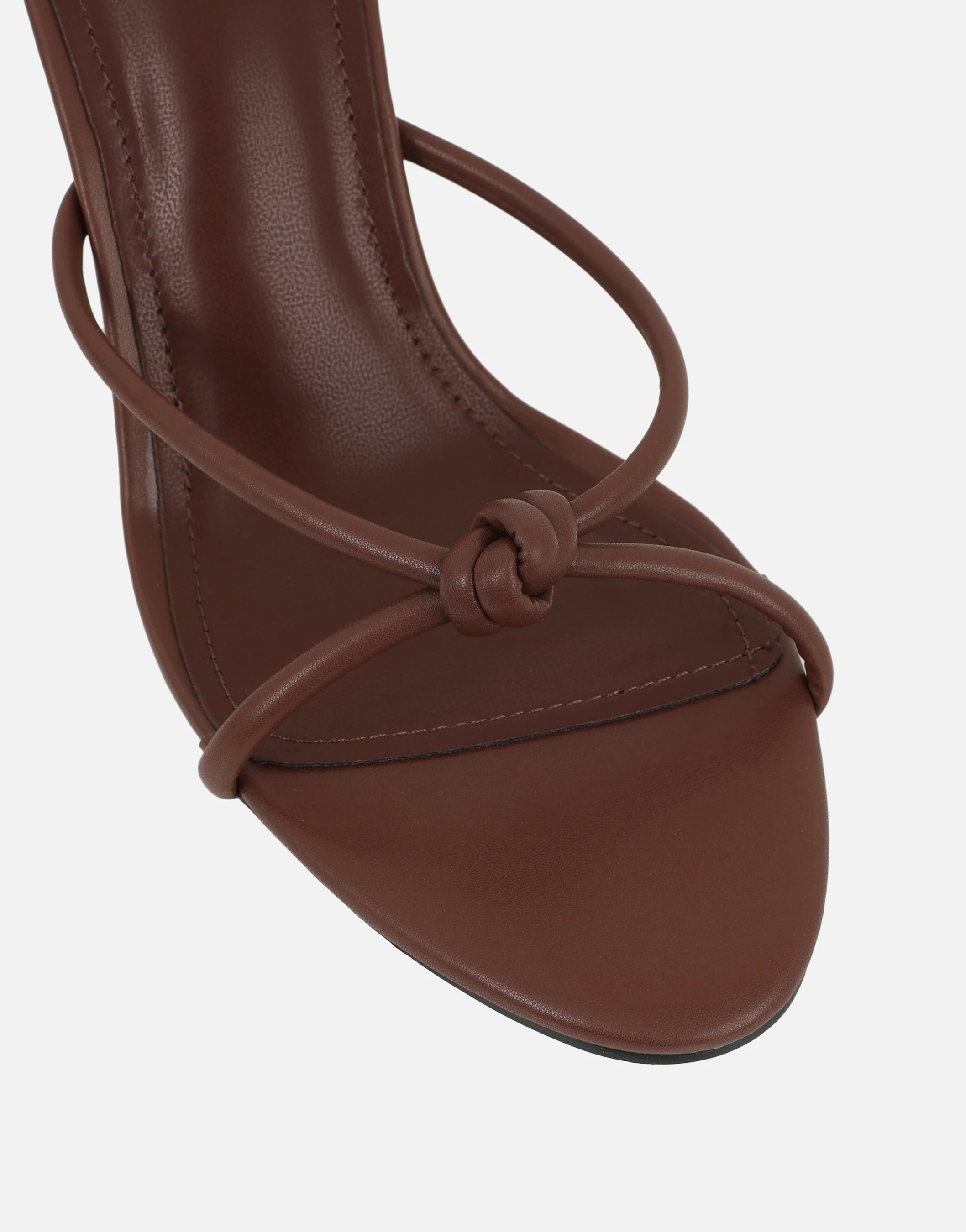 Tapioca Brown Knot Detail Mules - Image 4