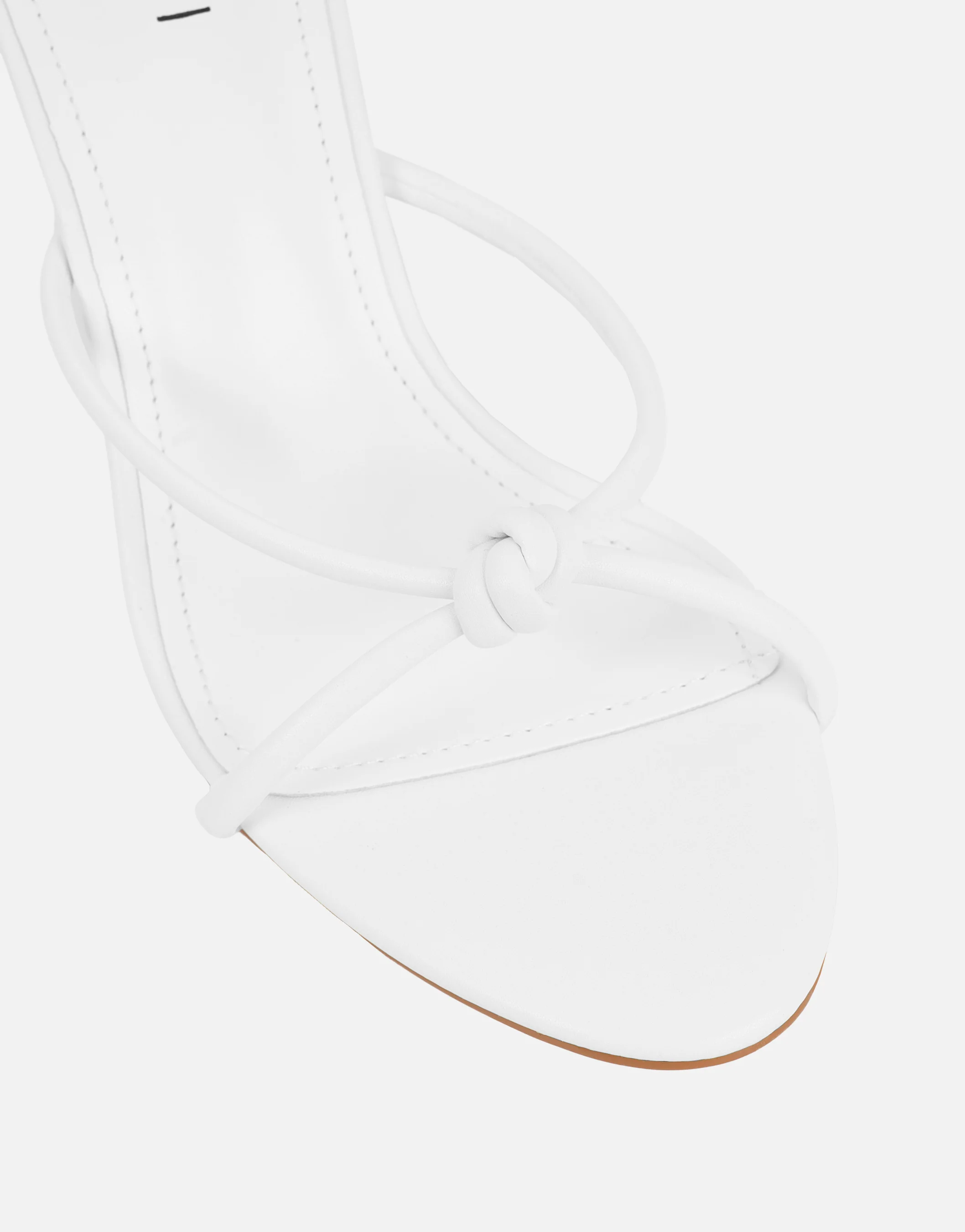 Tapioca White Knot Detail Mules - Image 4