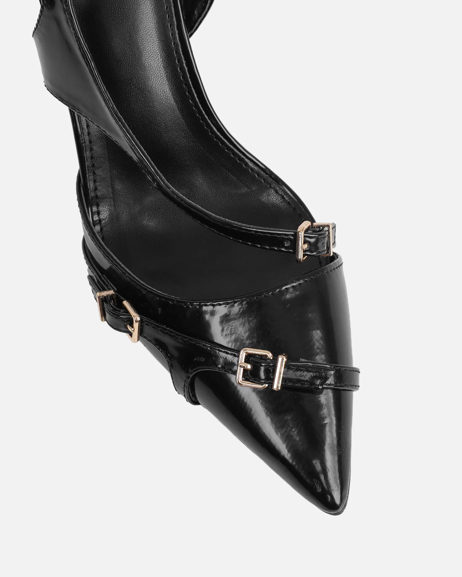 Vale black box harness detail court shoes - Image 4